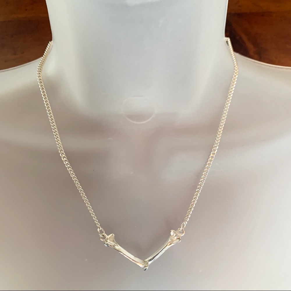 Silver Bone Necklace
